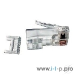 Коннектор Gembird RJ45 8P8C кат. 5 с вставкой (100 шт. в уп.), фото 1