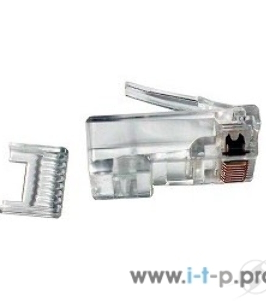 Коннектор Gembird RJ45 8P8C кат. 5 с вставкой (100 шт. в уп.)