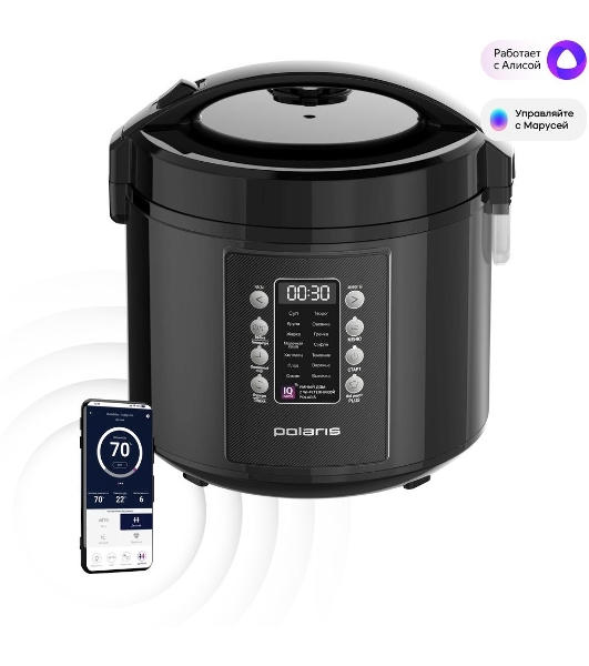 Мультиварка Polaris IQ Home PMC 0521 5л 750Вт черный