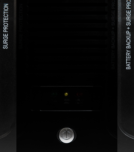 Источник бесперебойного питания SMARTWATT UPS SAFE PRO 1000 черный 1000/600 ВА/Вт, линейно-интерактивный, напольный/настенный, LED индикация, Shuko CEE7/4 - 8 шт. (4 шт. с резервным питанием, 4 шт. - сетевой фильтр)