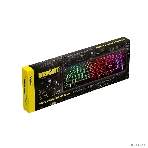 Клавиатура проводная Perfeo 'BRIGHT', GAME DESIGN, низкие кн., подсветка, USB, черный, фото 1