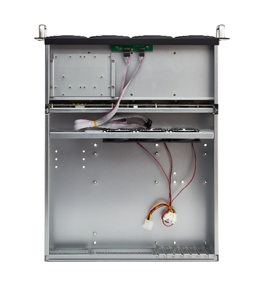 Серверный корпус ExeGate Pro 2U550-HS08 RM 19', высота 2U, глубина 550, без БП, 8xHotSwap, USB