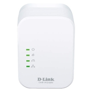 Беспроводной PowerLine-адаптер D-Link DHP-W310AV N300 с поддержкой HomePlug AV