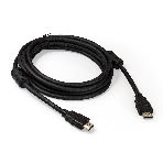 Кабель HDMI Exegate EX287724RUS EX-CC-HDMI2-3.0F (19M/19M, v2.0, 3м, 4K UHD, Ethernet, ферритовые кольца, позолоченные контакты), фото 1
