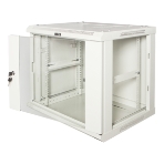 Шкаф коммутационный Lanmaster Pro (TWT-CBWPG-15U-6X4-GY) настенный 15U 600x450 мм пер. дв. стекл 60 кг серый 350 мм 768 мм IP20 металл, фото4