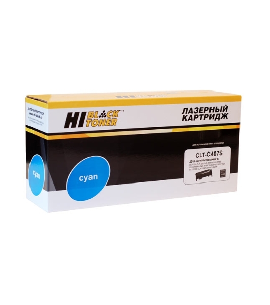 Расходные материалы Hi-Black CLT-C407S(CLP320/325C) Картридж для  Samsung CLP320/320N/CLX-3185/3185N/FN C с чипом   