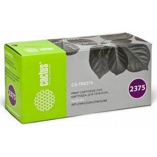 Картридж лазерный Cactus CS-TN2375 черный (2600 стр.) для Brother DCP L2500/L2520/L2540/L2560