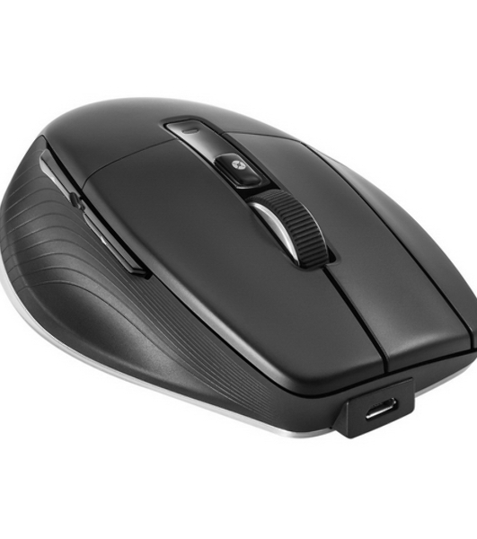 Мышь беспроводная/проводная 3Dconnexion CadMouse Pro Wireless Left (3DX-700079) черный, 7200 dpi, радиоканал, Bluetooth, USB Type-C, кнопки - 7