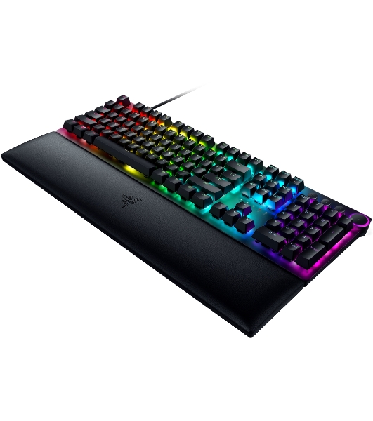 Клавиатура проводная игровая Razer Huntsman V2 (Purple Switch) - Russian Layout Gaming Keyboard