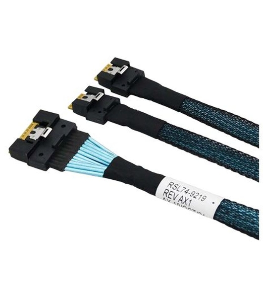 Кабель/SFF-8654 8i/SFF-8654 4i*2-0.8M