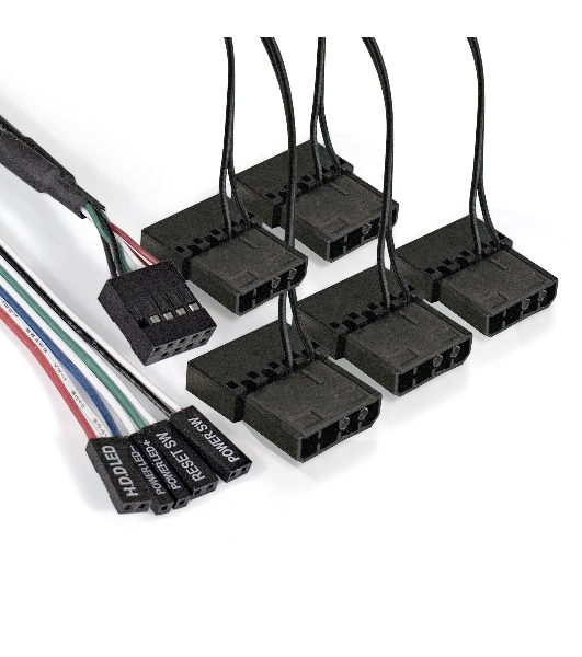 Корпус для майнинга ExeGate EX270772RUS Pro 13-430 (без БП, 2хUSB, 5хfan 120мм, места под: 13 видеокарт, 2 БП)