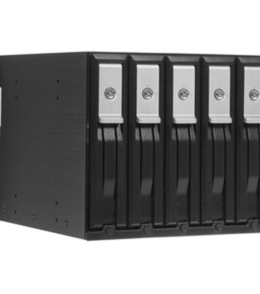 Корзина для HDD ExeGate EX264646RUS HS535-01 (универсальная, на 5*3,5' SATA/SAS HDD, занимает 3*5,25' отсека)