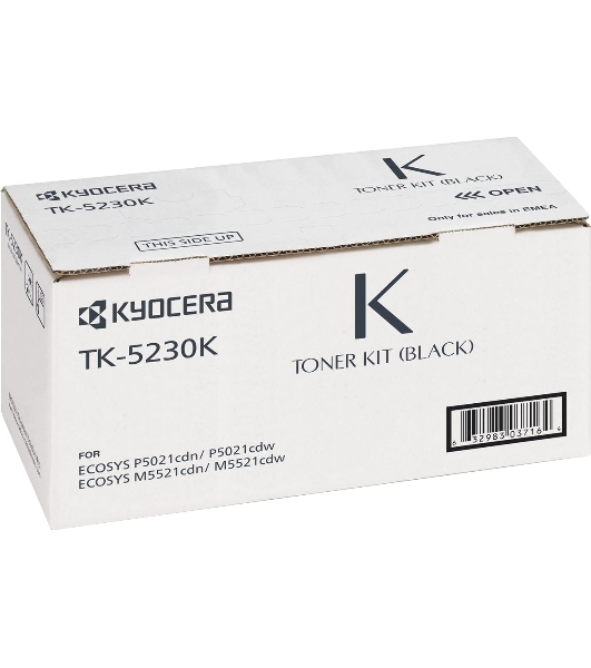 Картридж лазерный Kyocera TK-5230K (1T02R90NL0) черный для M5521cdn/M5521cdw/P5021cdn/P5021cdw/P5026cdn/P5026cdw 2600 стр.