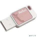 Флешка USB Netac UA31 (NT03UA31N-008G-20PK), 8Gb, USB 2.0, R/W 110/45, розовый/белый, фото2