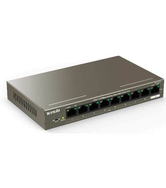 Коммутатор 9PORT 10/100M POE TEF1109P-8-63W Tenda