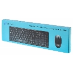 Комплект клавиатура+мышь Oklick 230M беспроводной, USB, 1000 DPI, чёрный, фото20