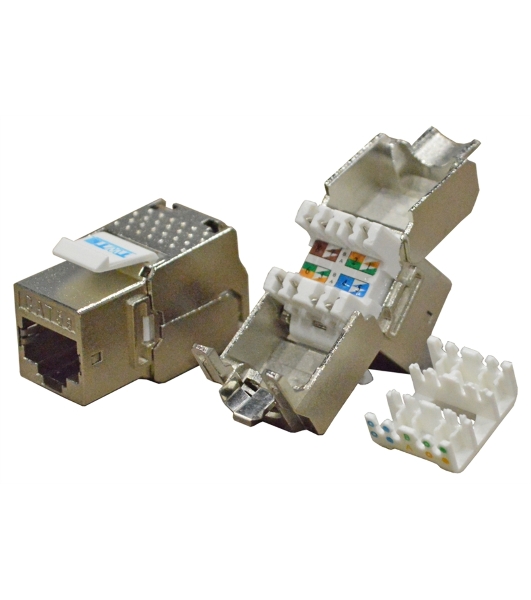 Модуль Keystone RJ45, Cat.5E, STP, 180 градусов