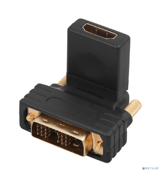 Переходник штекер Rexant DVI-D - гнездо HDMI, поворотный