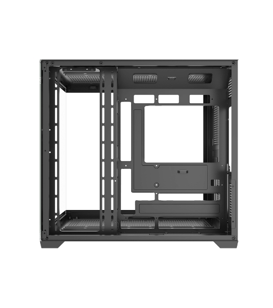 Компьютерный корпус без блока питания PCCooler C3T700 BK, Midi-Tower, TG, no fans, 1xUSB-A 3.0 + 1xUSB-A 2.0 + 1xUSB-C, ATX, mATX, mITX черный