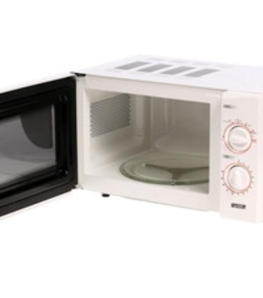 Микроволновая печь Mystery MMW-2013 белый, 20 л, 800 Вт, переключатели - поворотный механизм