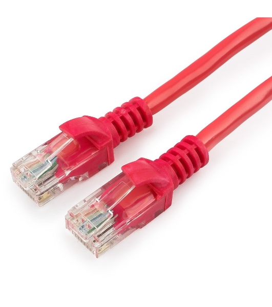 Патч-корд UTP Cablexpert cat.5e, 5м, литой, многожильный, розовый