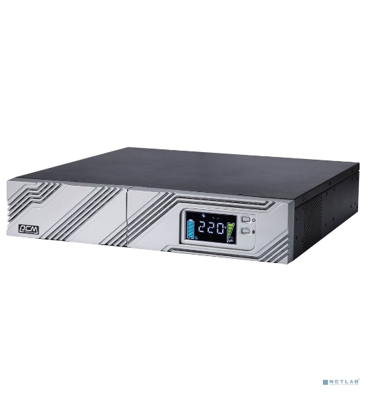 Источник бесперебойного питания Powercom Smart King RT SRT-2000A LCD 1800Вт 2000ВА черный