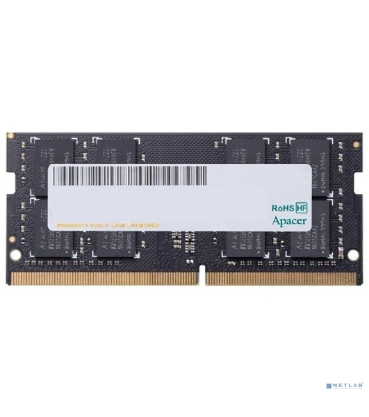 Оперативная память Apacer, DDR4, 8GB (1x8GB), 2666MHz, CL19, SO-DIMM