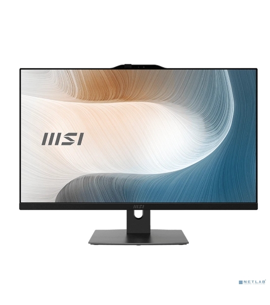 Моноблок MSI Modern AM272P 1M AiO 27' FHD (1920x1080)IPS AG Non-touch, Core i3-100U (1.2GHz), 8Gb DDR5(1x8Gb),512Gb SSD M.2,Intel UHD,WiFi,BT,camera,WirelessKB&mouse Eng/Rus,NoOS,1y w-ty,черный (9S6-AF8231-1033)