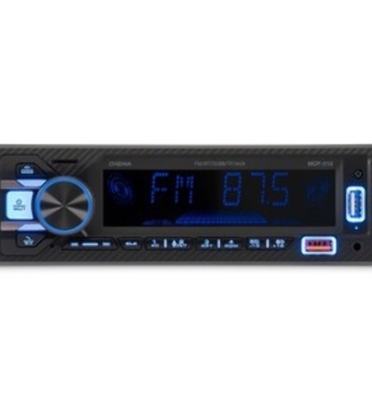 Автомагнитола Digma MCP-515, 1 DIN, Bluetooth, USB Type-A, AUX, пульт ДУ