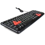 Клавиатура проводная NAKATOMI KN-02U USB черный, фото4