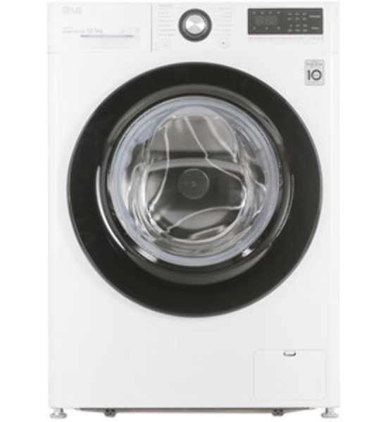 Стиральная машина LG TW4V3RS6W белый, загрузка фронтальная 10,5 кг, 1400 об/мин., класс: А