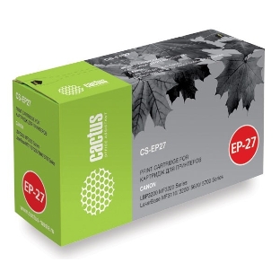 Картридж лазерный Cactus CS-EP27S черный (2500 стр.) для Canon LBP3200/MF3220/3110/3200/5600