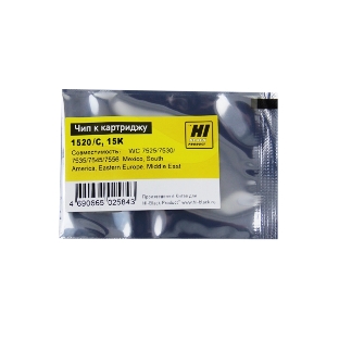 Чип Hi-Black к картриджу Xerox WC 7525/7530/7535/7545/7556 (006R01520), C, 15K