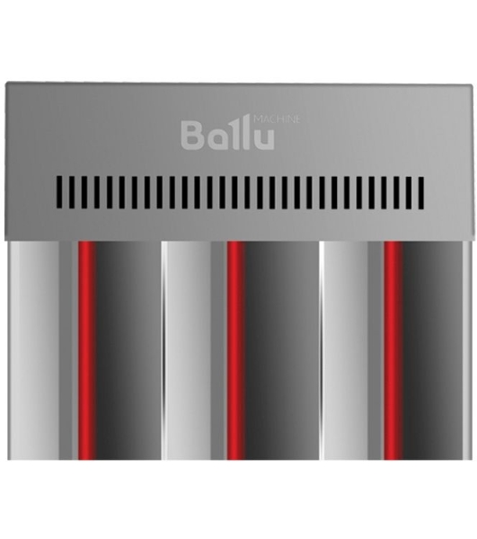 Обогреватель инфракрасный Ballu BIH-Т-6.0 серый, 6000 Вт, 60 м2
