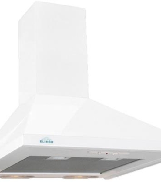 Вытяжка каминная Elikor Вента 60П-430-П3Л белый, 60 см, 430 куб. м/ч, 54 дБ