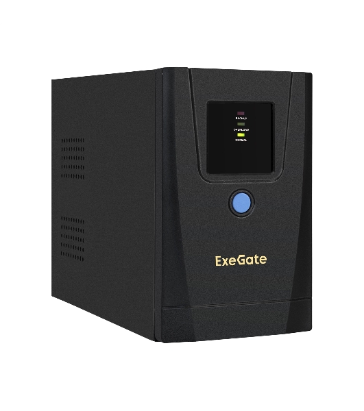 Источник бесперебойного питания ExeGate SpecialPro UNB-900.LED.AVR.1SH.2C13.RJ.USB <900VA/500W, LED, AVR,1*Schuko+2*C13, RJ45/11,USB, металлический корпус, Black>