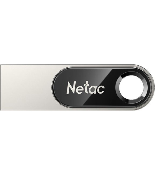 Флешка USB Netac U278 (NT03U278N-032G-20PN), 32Gb, USB 2.0, R/W 50/10, серебристый/черный