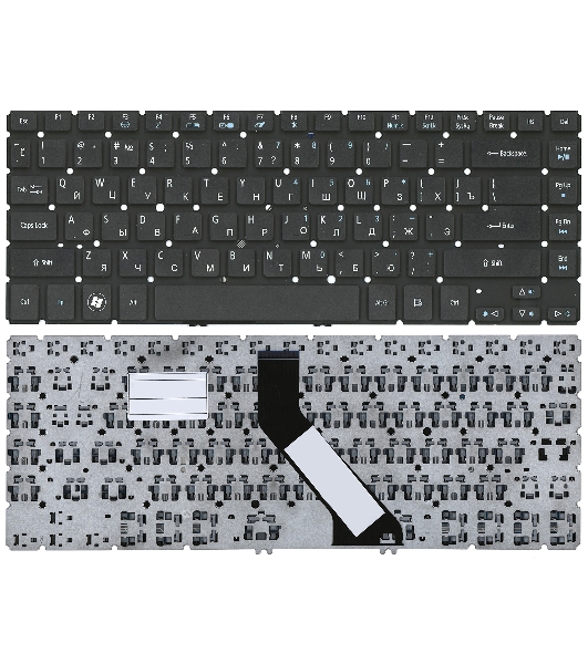 Клавиатура для ноутбука Acer Aspire V5-471 V5-431 M5-481T черная