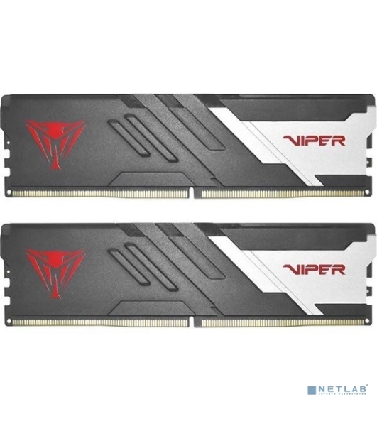 Оперативная память Patriot Viper Venom, DDR5, 64GB (2x32GB), 5200MHz, CL40, DIMM, с радиаторами, черный