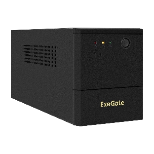Источник бесперебойного питания ExeGate Power NB-2200.LED.AVR.4SH (2200VA/1300W, LED, AVR, 4*Schuko, батарея 12V 9Ah - 2 шт., металлический корпус, Black)