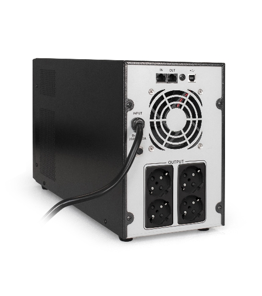 Источник бесперебойного питания ExeGate EP287660RUS SpecialPro Smart LLB-3000.LCD.AVR.EURO.RJ.USB 3000VA/1800W, LCD, AVR, 4 евророзетки, RJ45/11, USB, черный