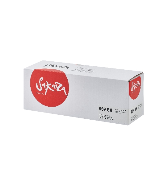 Картридж лазерный Sakura 069BK ECO (5094C002) для Canon I-Sensys LBP673Cdw/MF750C/MF725, черный, 2100к. ECO (чип без счетчика копий)