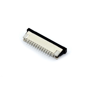 Разъем FPC Half Coverage Top Contact 1.0K-BS-12PWB 12 pin высота 2мм шаг 1мм