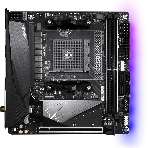 Материнская плата Gigabyte B550I AORUS PRO AX, AM4, AMD B550, 2xDDR4, 4xSATA, 2xM.2, 1xPCIe 4.0 x16, 2xHDMI, 1xDP, 1x 2.5Gb LAN, 1xUSB-C 3.2 Gen 2, 4xUSB-A 3.2 Gen 1, 3x3.5 мм, 7.1, Mini-ITX, фото9