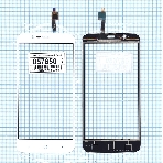 Сенсорное стекло (тачскрин) для ZTE Blade A310, белое, фото3