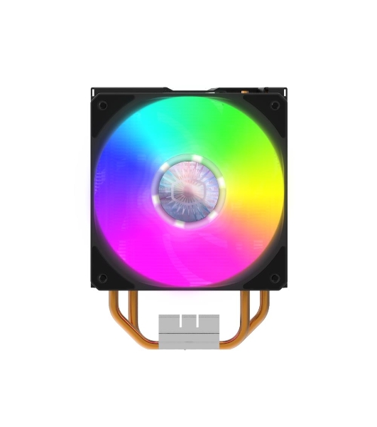 Кулер для процессора Cooler Master Hyper 212 LED Turbo ARGB черный, 120 мм, алюминий/медь, 1800 об/мин, 27 дБ, 4 pin, 160 Вт, 159 мм
