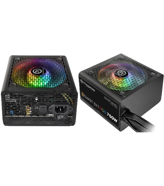Блок питания Thermaltake Smart PS-SPR-0750NHSABE-1, 750Вт, 80 PLUS Bronze, 120мм, черный
