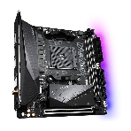 Материнская плата Gigabyte B550I AORUS PRO AX, AM4, AMD B550, 2xDDR4, 4xSATA, 2xM.2, 1xPCIe 4.0 x16, 2xHDMI, 1xDP, 1x 2.5Gb LAN, 1xUSB-C 3.2 Gen 2, 4xUSB-A 3.2 Gen 1, 3x3.5 мм, 7.1, Mini-ITX, фото10