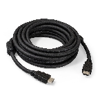 Кабель HDMI Exegate EX287725RUS EX-CC-HDMI2-5.0F (19M/19M, v2.0, 5м, 4K UHD, Ethernet, ферритовые кольца, позолоченные контакты), фото 1