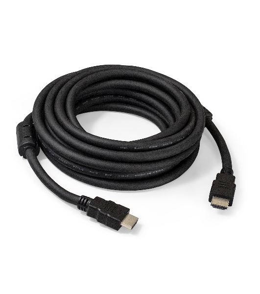 Кабель HDMI Exegate EX287725RUS EX-CC-HDMI2-5.0F (19M/19M, v2.0, 5м, 4K UHD, Ethernet, ферритовые кольца, позолоченные контакты)